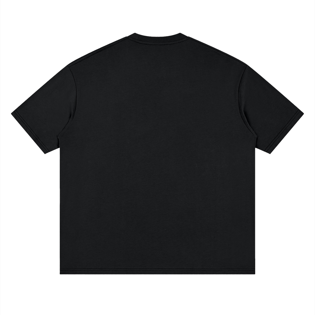 Glitch Smile Drop Shoulder Tee