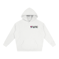 Pixel Riot Oversized Hoodie — White