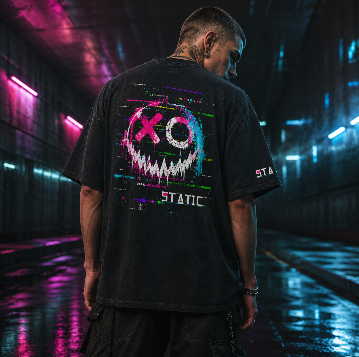 Data Rot Enzyme Washed Tee