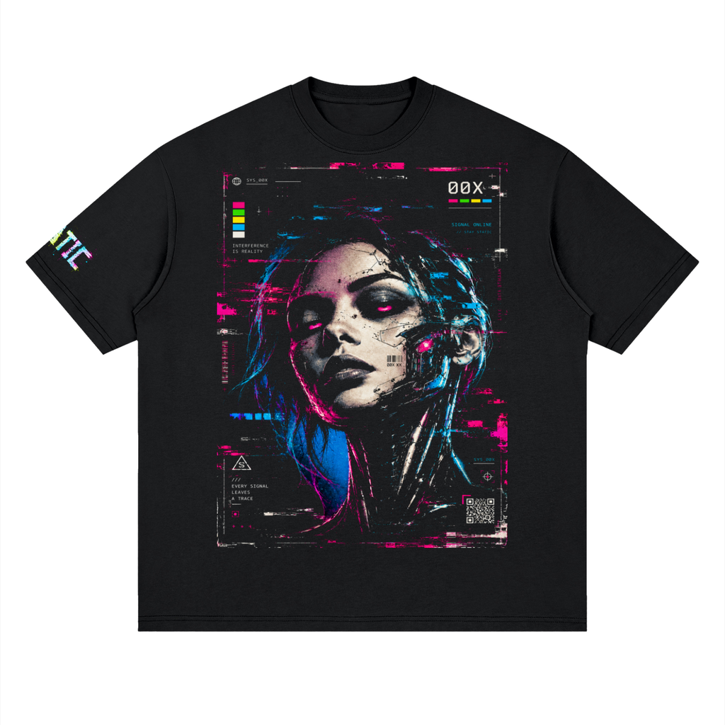 Residual Signal Drop Shoulder Tee