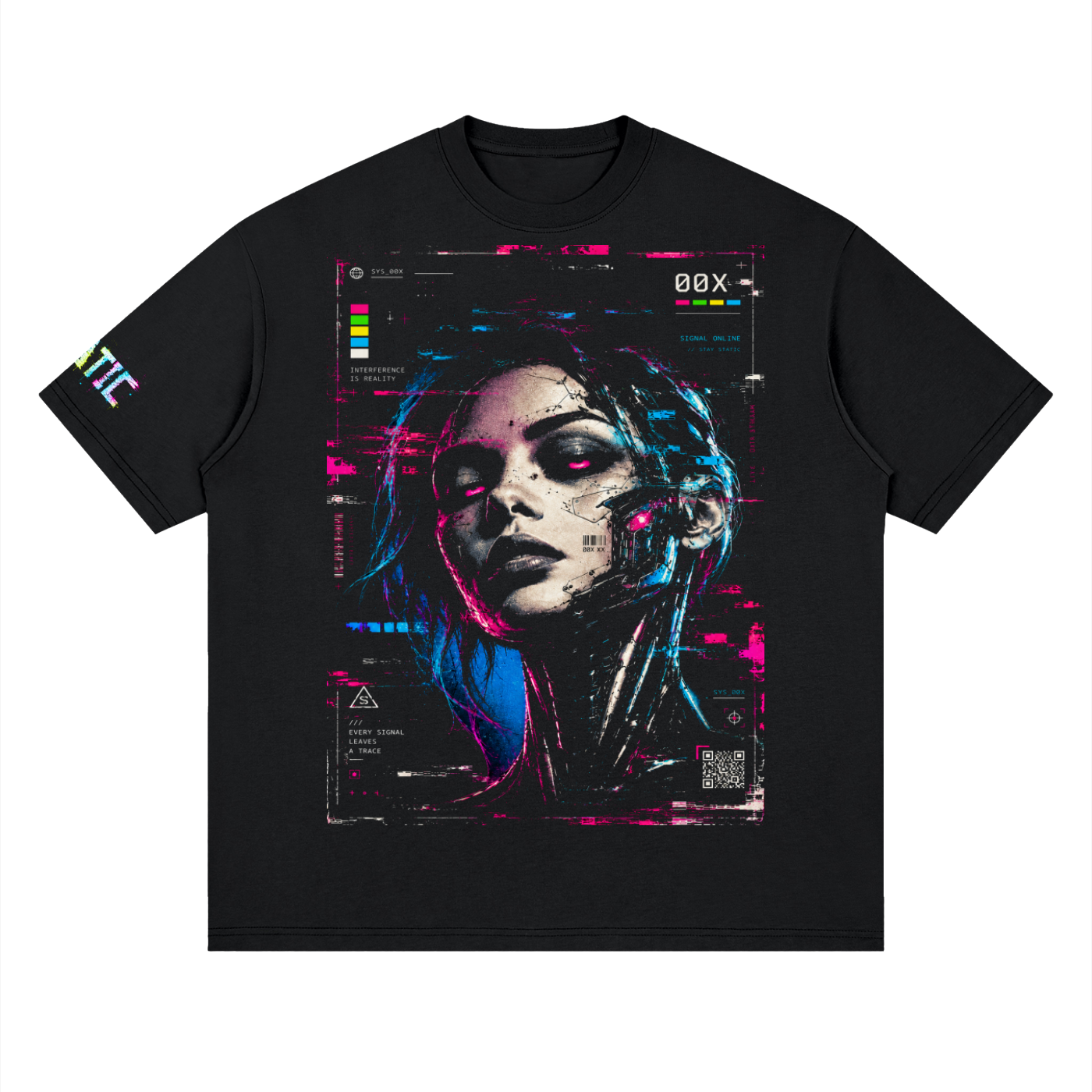 Residual Signal Drop Shoulder Tee