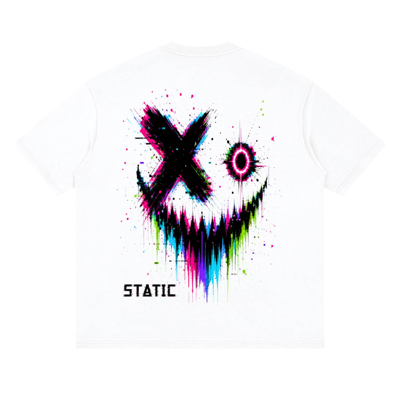 Paint Crash Drop Shoulder Tee