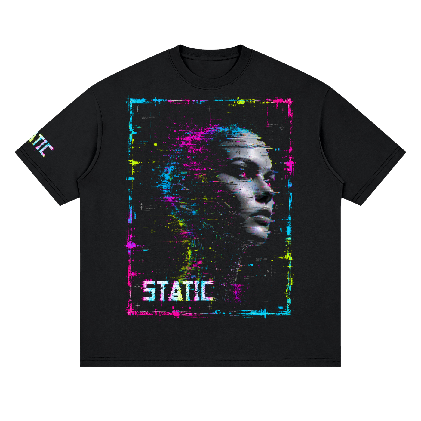 Signal Fracture Drop Shoulder Tee