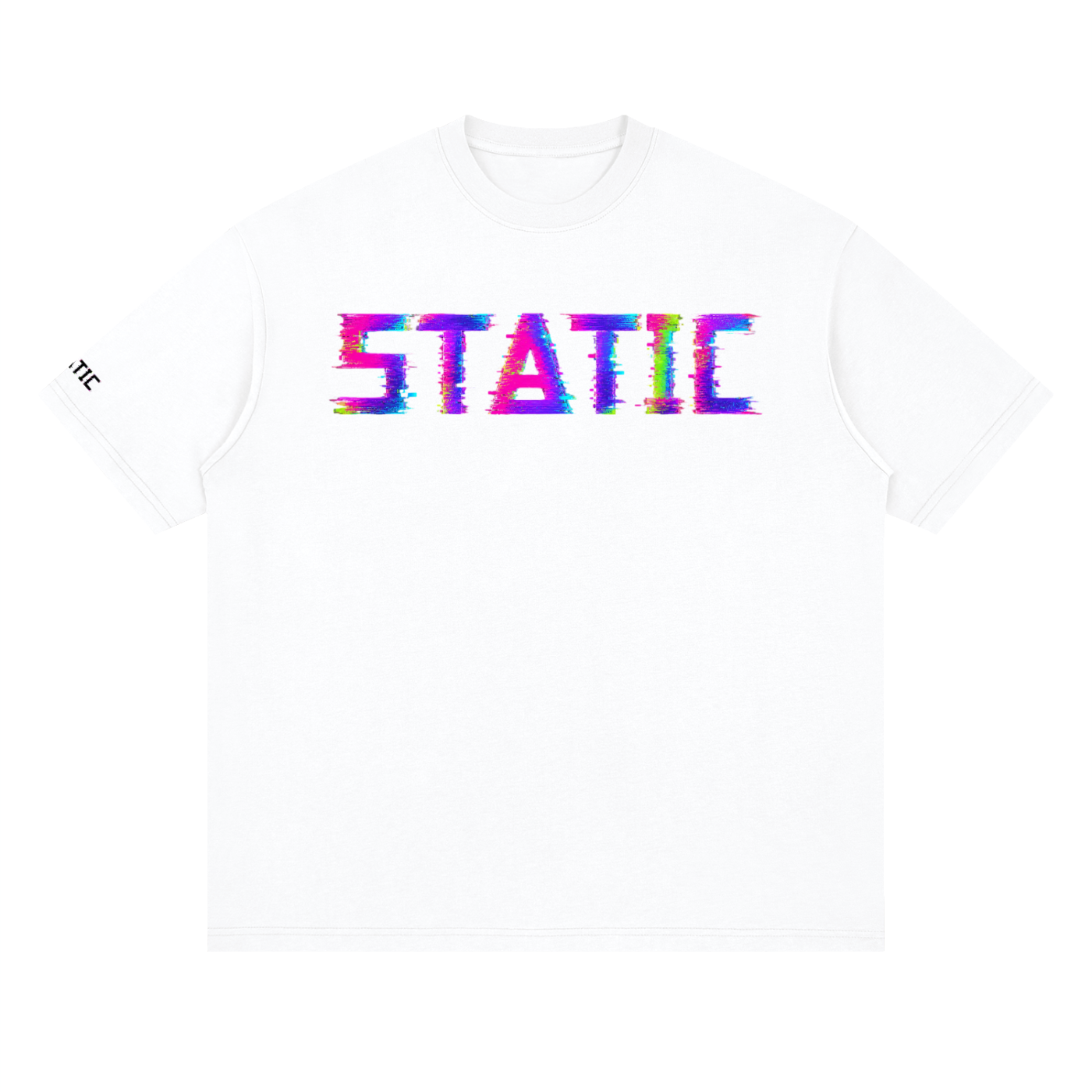 Color Shift Drop Shoulder Tee