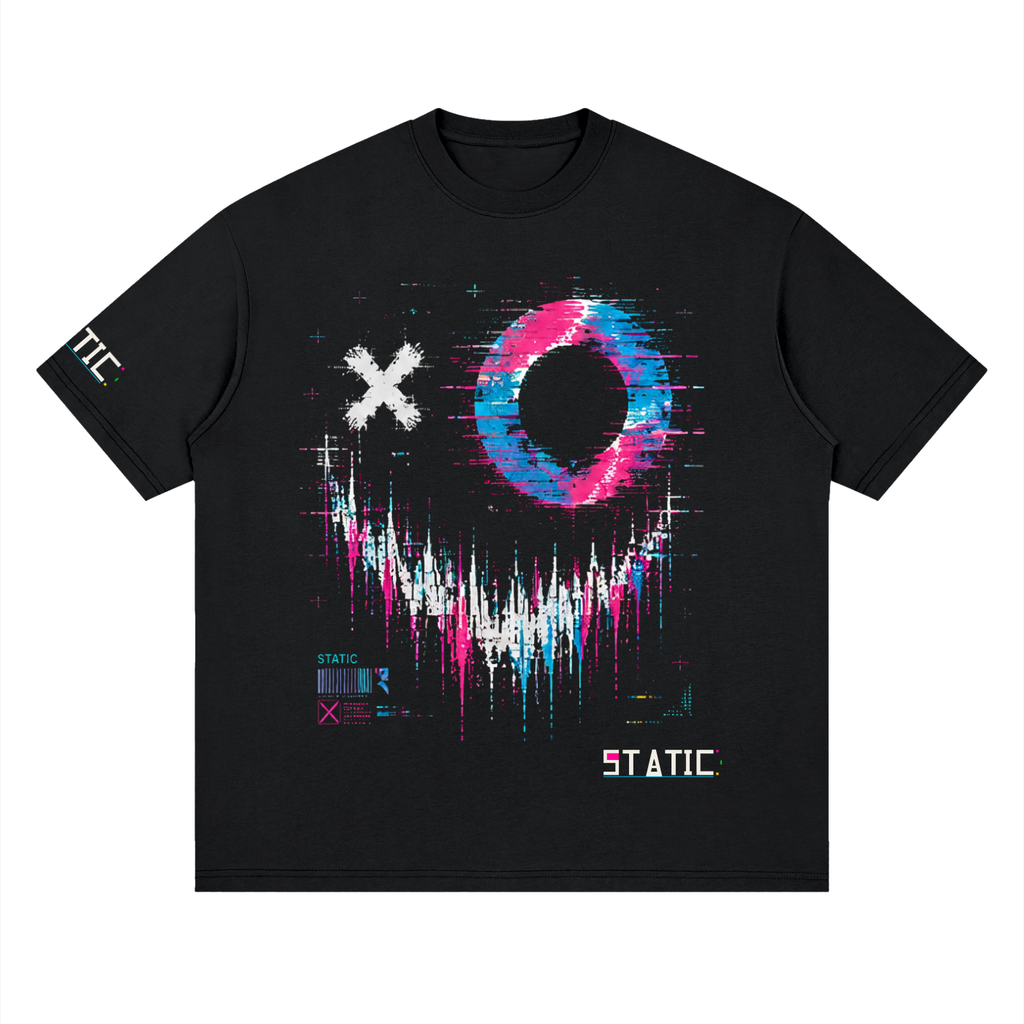 Signal Smile Drop Shoulder Tee