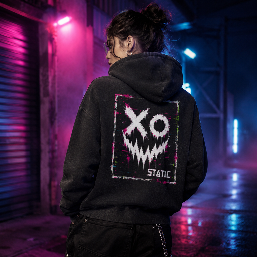 Burnout Fault Frayed Fleece Hoodie