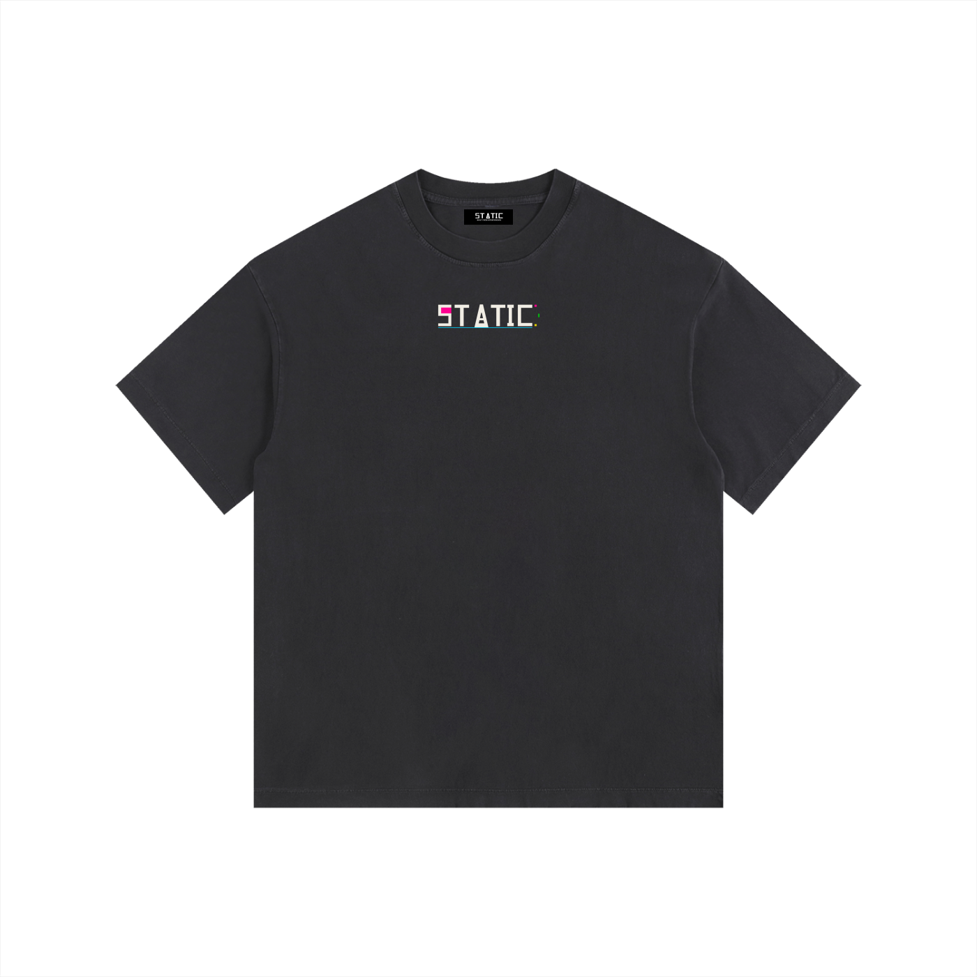 Frequency Smile Vintage Washed Oversized Tee