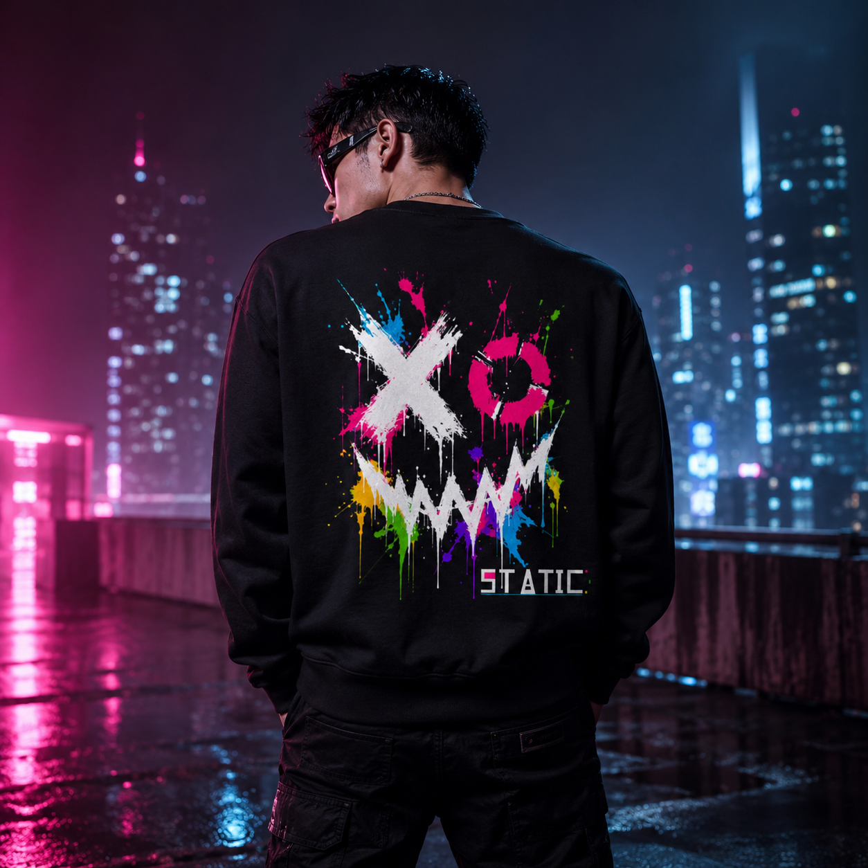 Paint Crash Heavyweight Crewneck