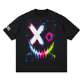 Error Grin Drop Shoulder Tee — Black