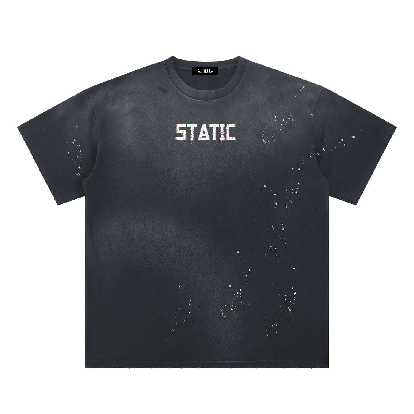 Toxic Drip Hand-Frayed Sunfade Tee